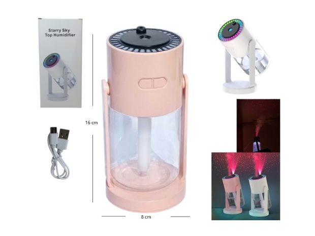 &ua HUMIDIFICADOR PROYECTOR LED (91062)